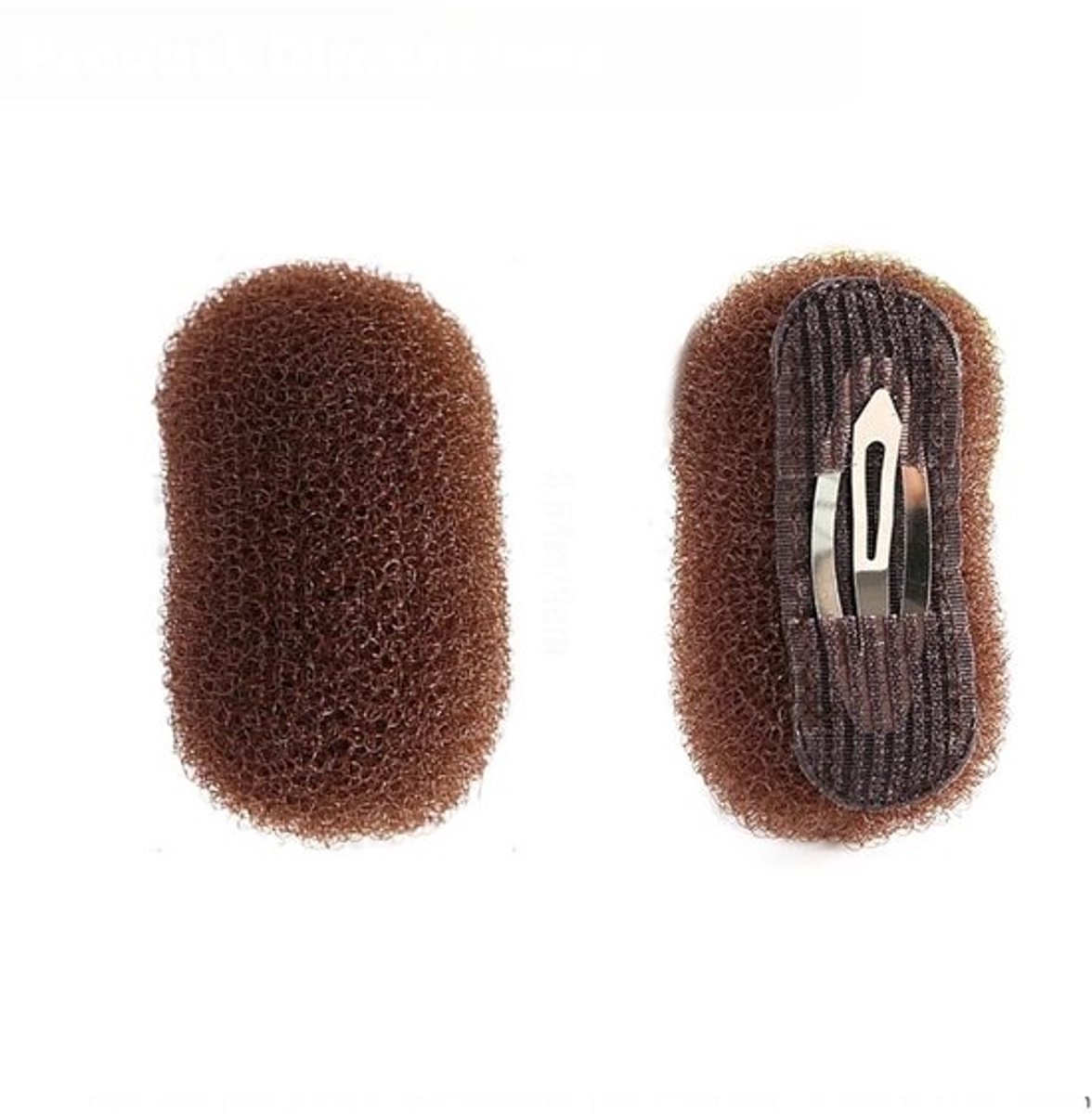 Haar Styling Accessoires - 2 Stuks Bump It Up Volume Inserts - Haar Pads - Opgestoken Kapsels - Comfortabel - Koffiekleur - Haarvolume