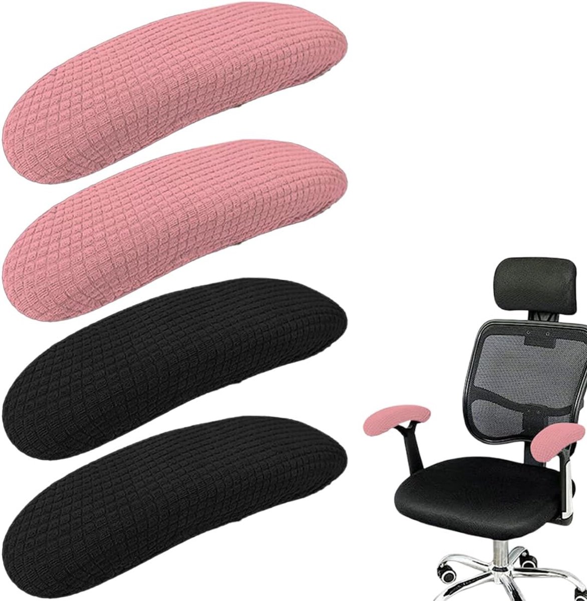 Kantoorstoel Armleuning Covers Set van 4 - Hoogwaardige Polyester - Bescherming voor Armleuningen - ShopVlot