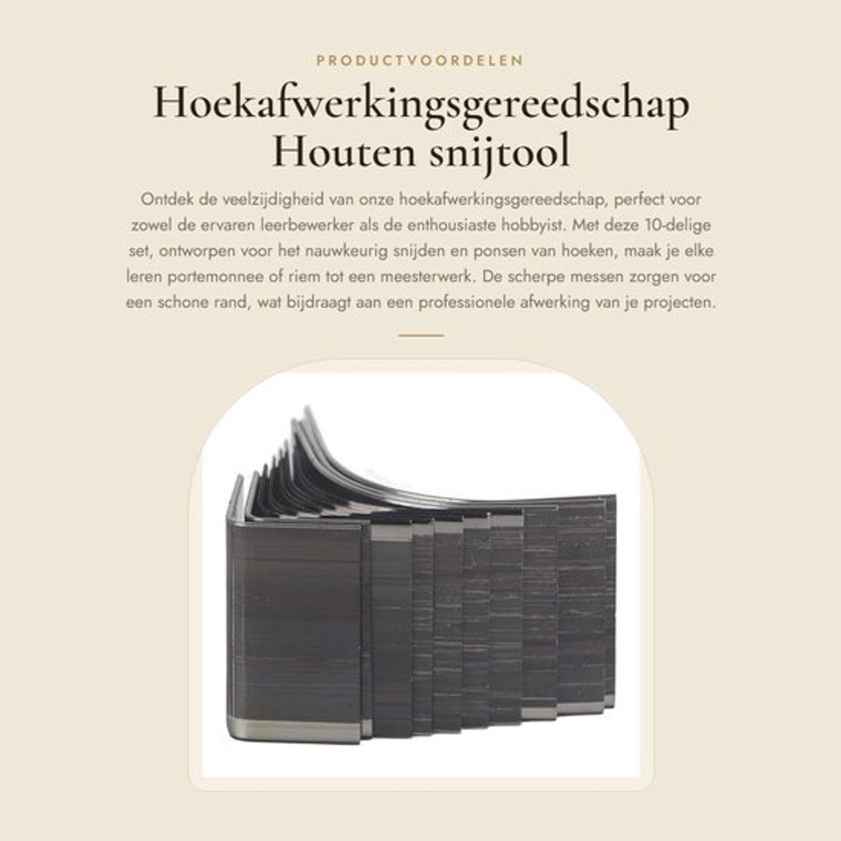 Hoekschaar Compact - 10 Stuks - Hoekrandtrimmer - Hoogwaardige Materialen - Scherp Mes - Gemakkelijk in Gebruik - 23,8 mm Bladhoogte - Hoekpons