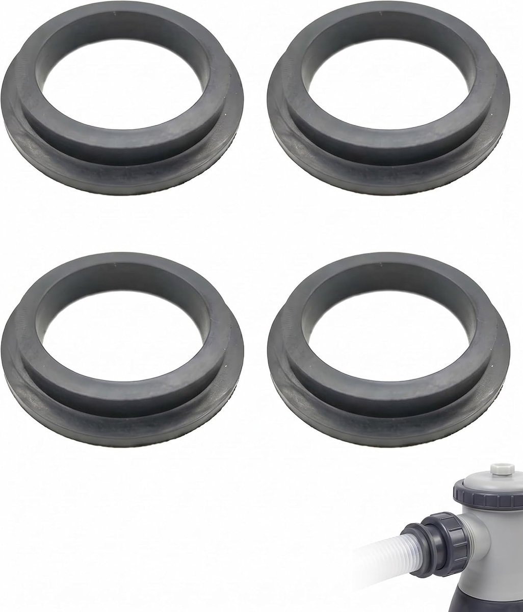 Afdichtingen voor zwembaden - model 11412 - reserverubber - snelle reparatie filtersysteem - ShopVlot