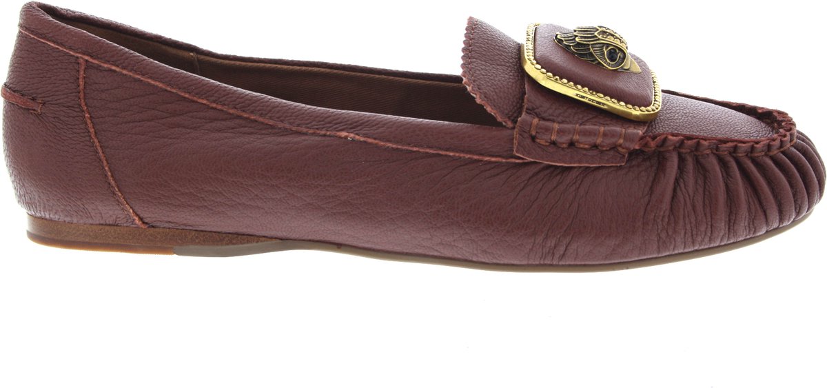 Dames Instappers & Ballerina's Kurt Geiger Kurt Geiger Pimlico Moccasin Wine Bordeaux - Maat 41