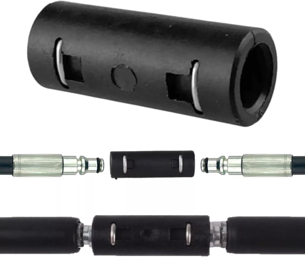 M&M Smartek High Pressure Extension for Hose Connections Front - Compatible with Parkside Lavor B&D Pressure Washer - ShopVlot