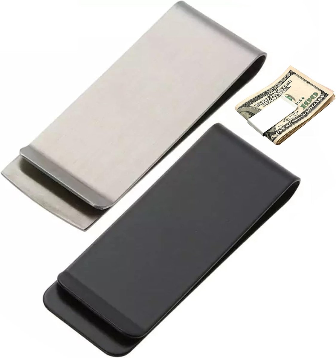 Stainless Steel Money Clips, Money Clips, Money Clip, Metal Money Clips, Stainless Steel Money Clip Portable, for - ShopVlot