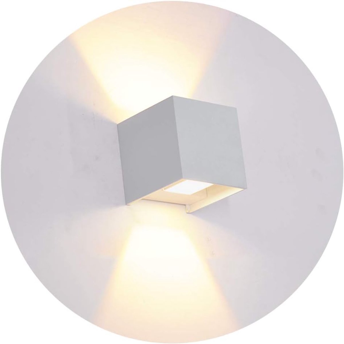 K-Bright Indoor and Outdoor Wall Light, 7 W, Warm White, 3000 K, Modern Indoor Wall Light, Adjustable Beam of Light - ShopVlot