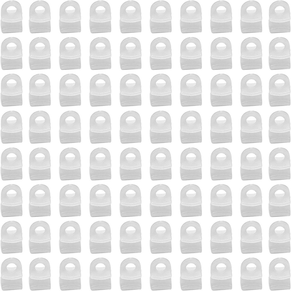 80 Pieces White Curtain Rollers, Curtain Track Hook Accessories, Pulley Buckles, Suitable for Shower Rooms, Balconies - ShopVlot