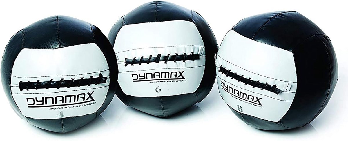 Dynamax Dynamax Hefty Ball - Black/White, 8kg - ShopVlot