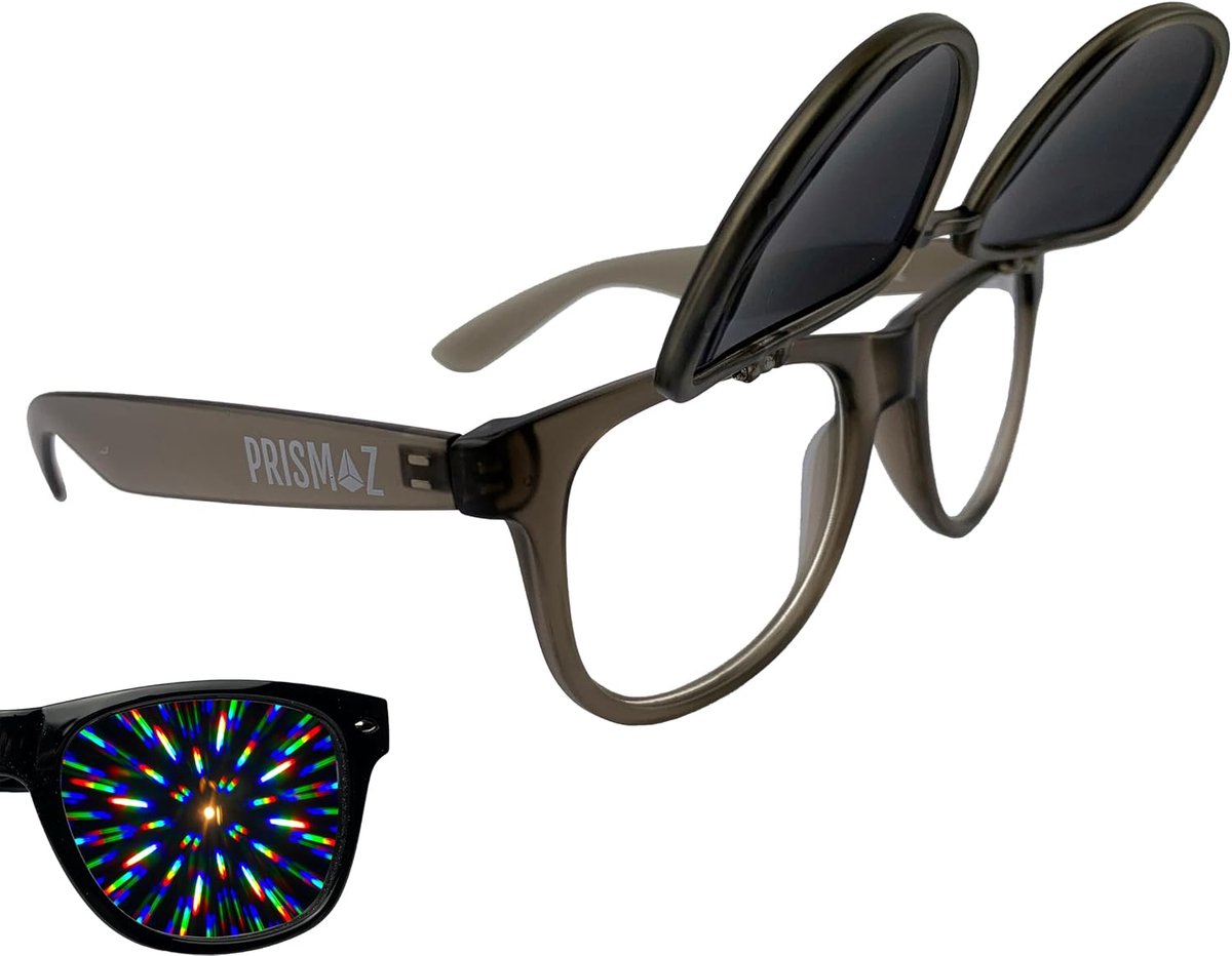 PRISMAZ Foldable Spectral Glasses for Fantastic Rainbow Kaleidoscope Effects - ShopVlot
