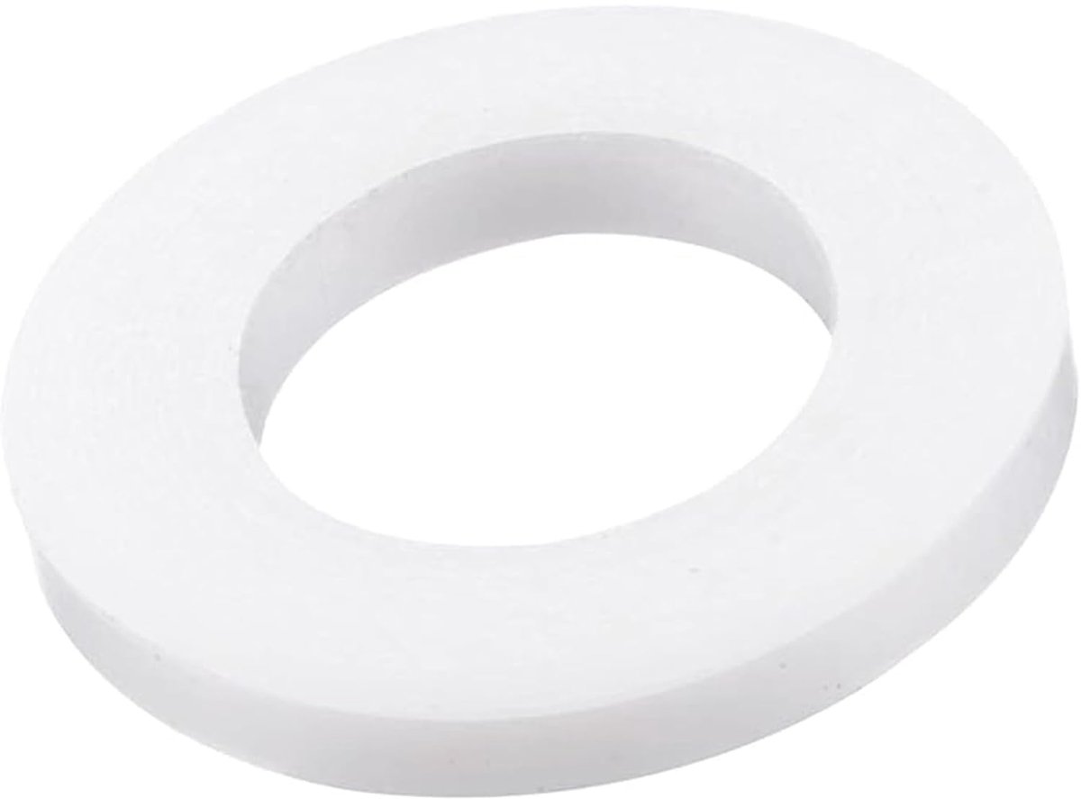 20pcs White Nylon Flat Gasket, Silicone Washer, O-Rings, Silicone, Flat Seals, Washers, Round Washers, Flat Washer - ShopVlot