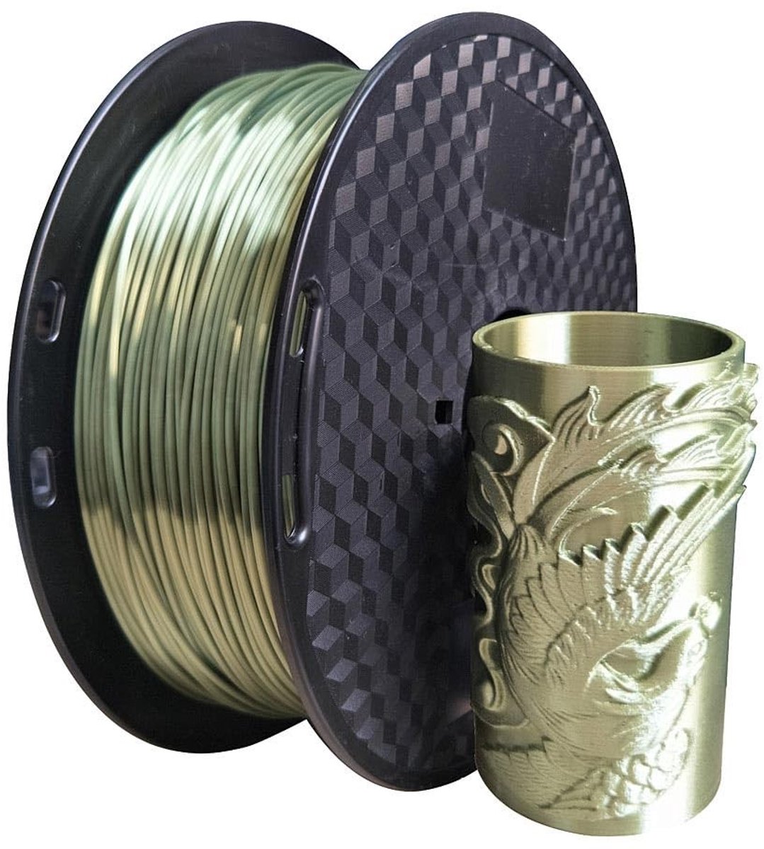 Solidchoice - 3D Printer Filament 1.75mm in Silk Bronze, 1KG