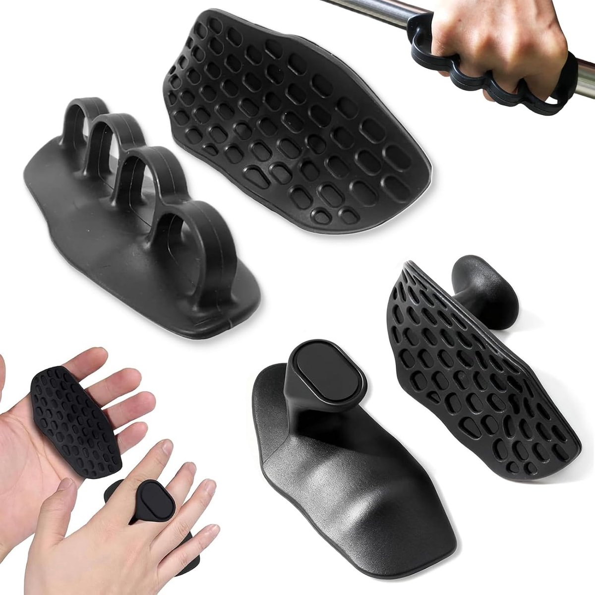 Grip Aid voor Krachttraining - Silicone Gym Grips - Ergonomisch Ontwerp - Bescherming tegen Eelt - ShopVlot