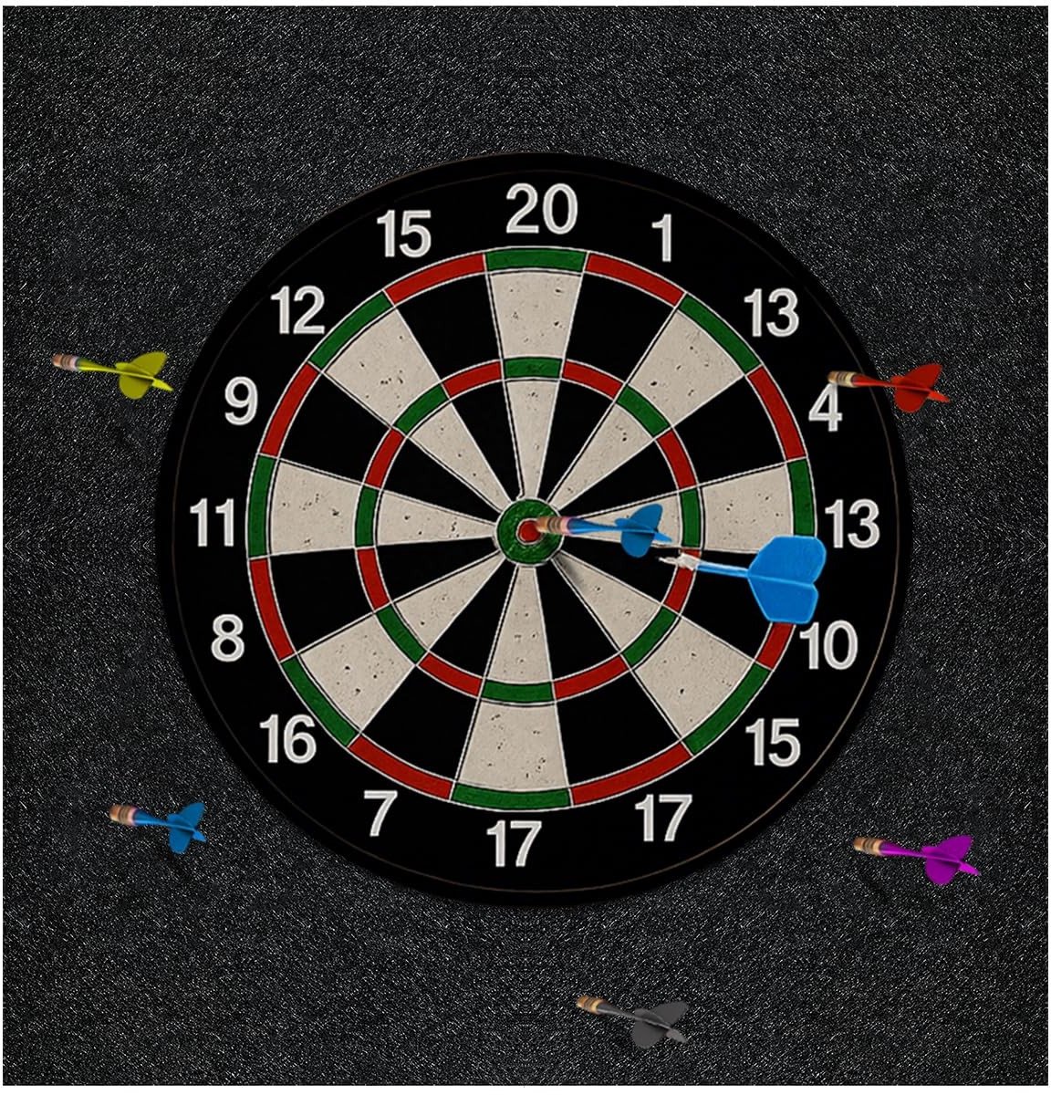 Solidchoice - Set van 4 Dartbord Wandbeschermers