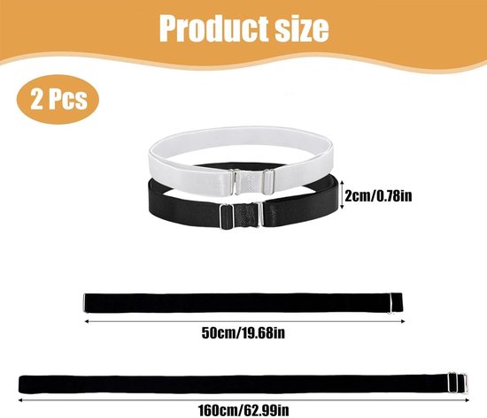 Shirt tucky-riem dames - elastische plooiband - verstelbaar - ideaal voor yoga en fitness - ShopVlot — afbeelding 5
