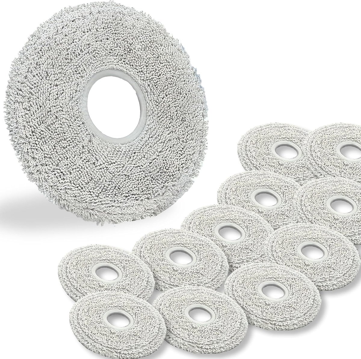 Pymin 12 stuks dweilpads voor Dreame L40 Ultra/X40 Ultra/X50 Ultra/L50 Ultra/L10S Ultra/L10s Pro Ultra Heat/L10S Ultra - ShopVlot