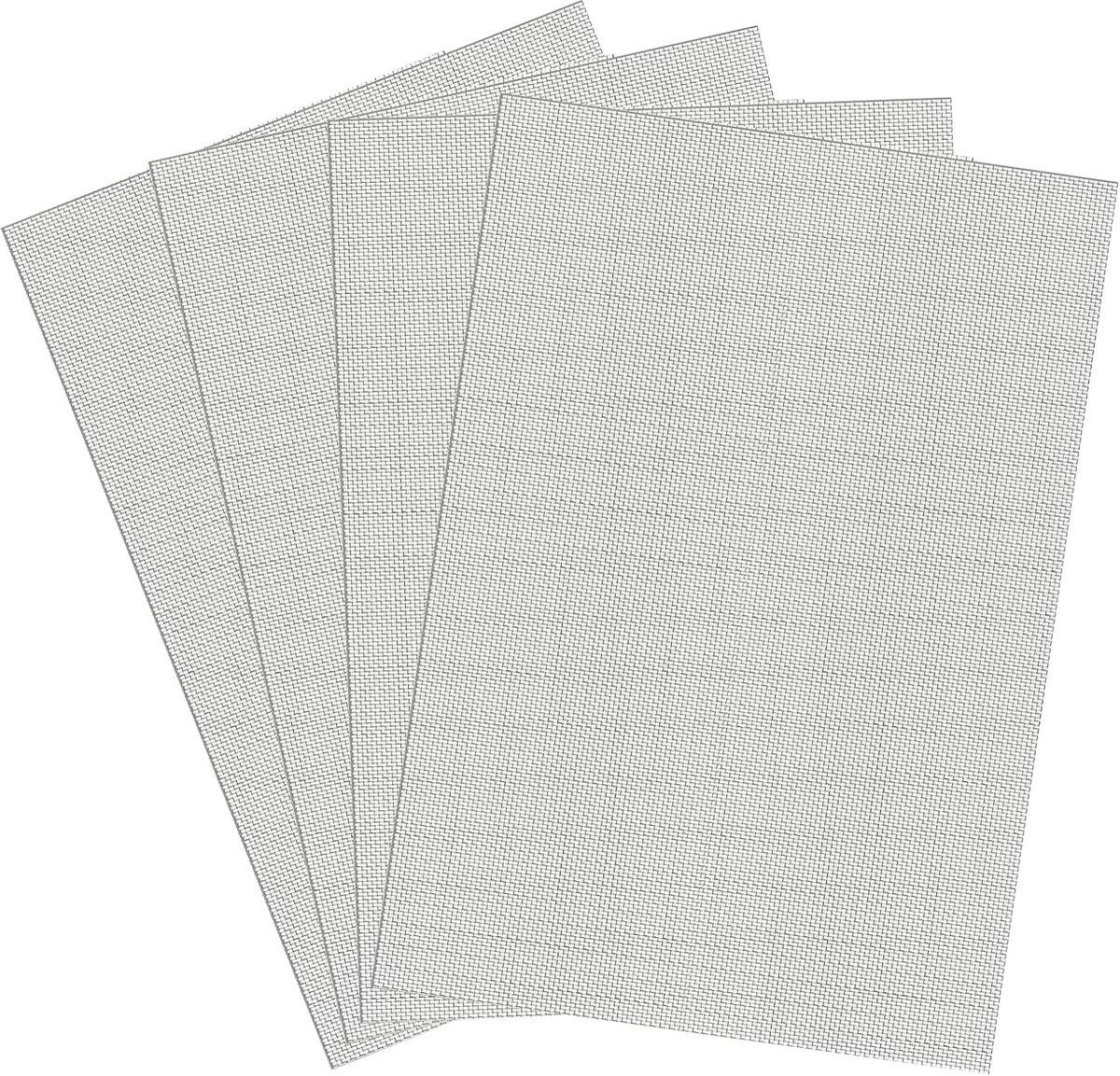Pack of 4 A4 304 Stainless Steel Wire Mesh, Filter Mesh, Filter Strainer Blade for Doors, Prevents Mice, Insects and - ShopVlot