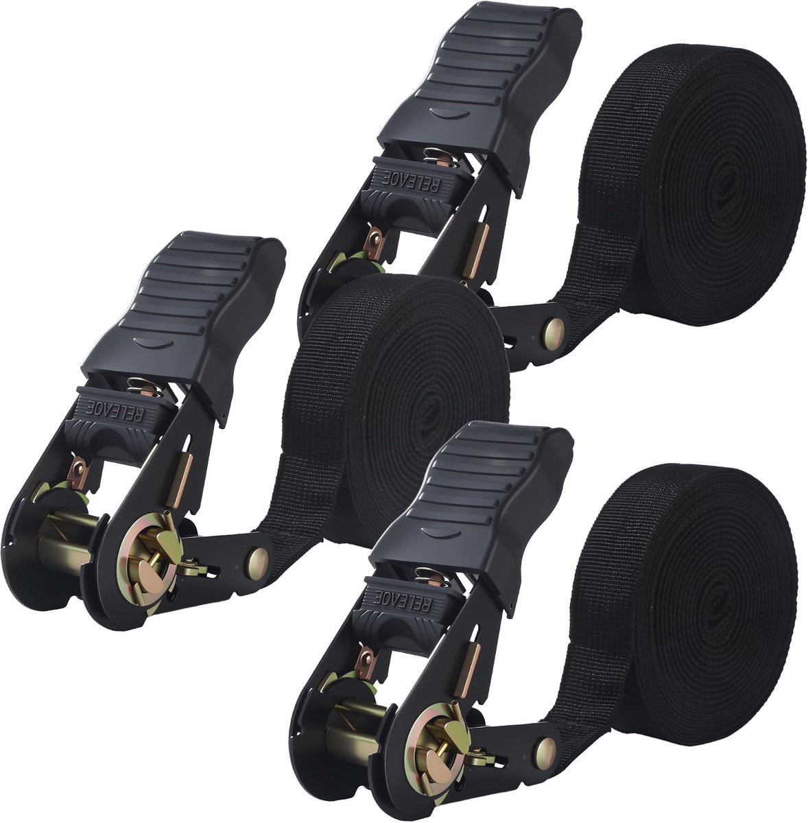 Lashing straps 6 m x 25 mm - verstelbare spanband met ratel - 1000 kg laadcapaciteit - ShopVlot