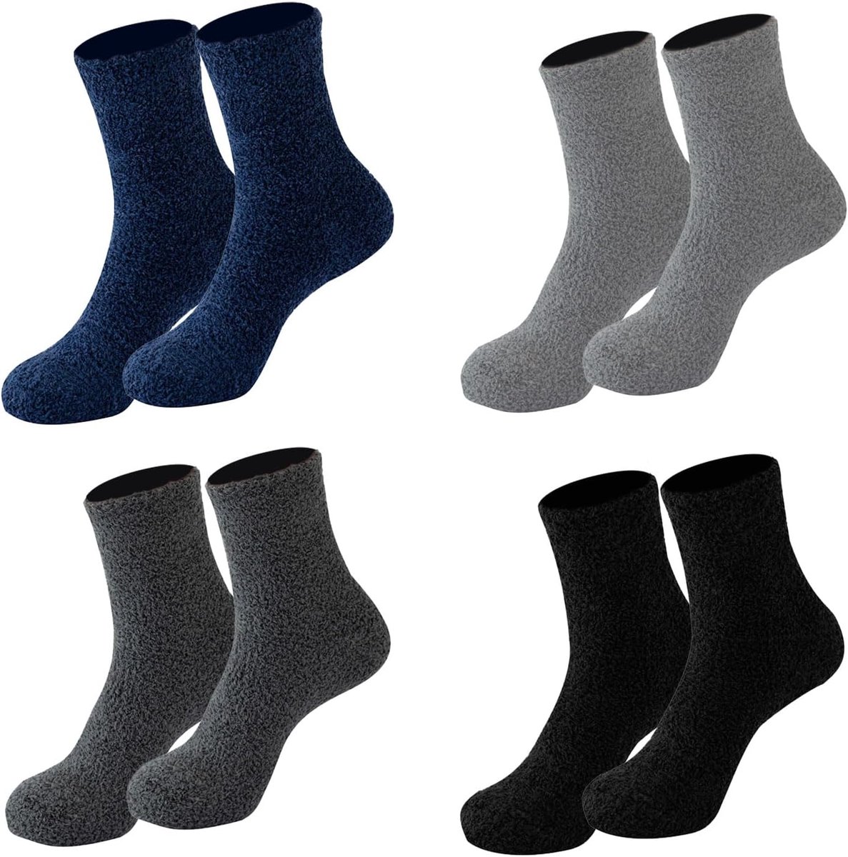 Snugglesokken One Size - Dikke Fluffy Thermosokken - Warm en Gezellig voor Thuis - Perfect voor Koude Winterdagen - ShopVlot