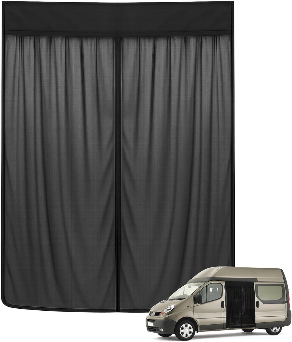 Insectennet Renault Trafic 14-25 - Magnetisch - Zijkant - Bescherming tegen insecten en zonneschaduw - ShopVlot