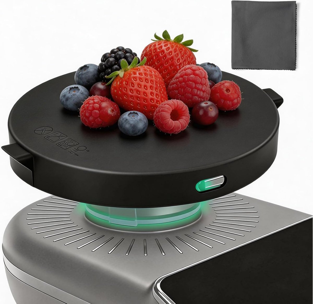 Wiegebase voor Thermomix TM7, Siliconen Weegplaat - Nauwkeurige meting, Onderhoudsvriendelijk, Stof- en - ShopVlot