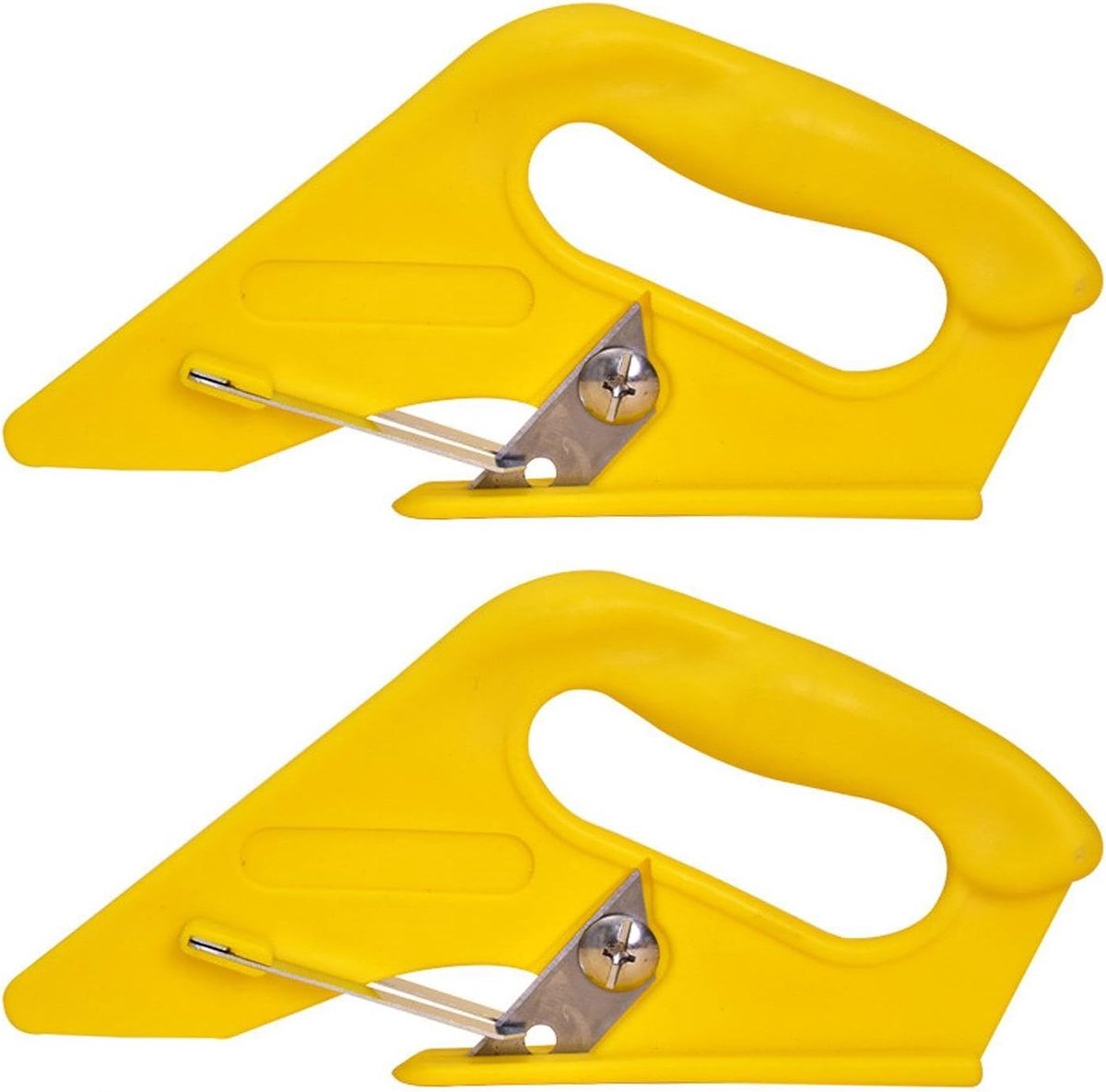 2 Stuks Gele Tapijtsneden, Creatieve, Veelzijdige, Handige Ergonomische Handgreep, Herbruikbare Kleermakersnijder. - ShopVlot