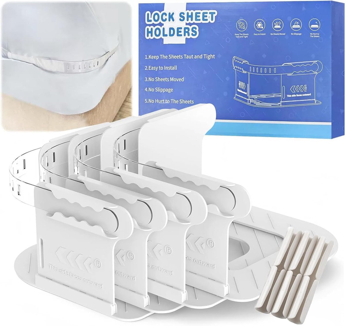 Bed Sheet Holder (2) - ShopVlot