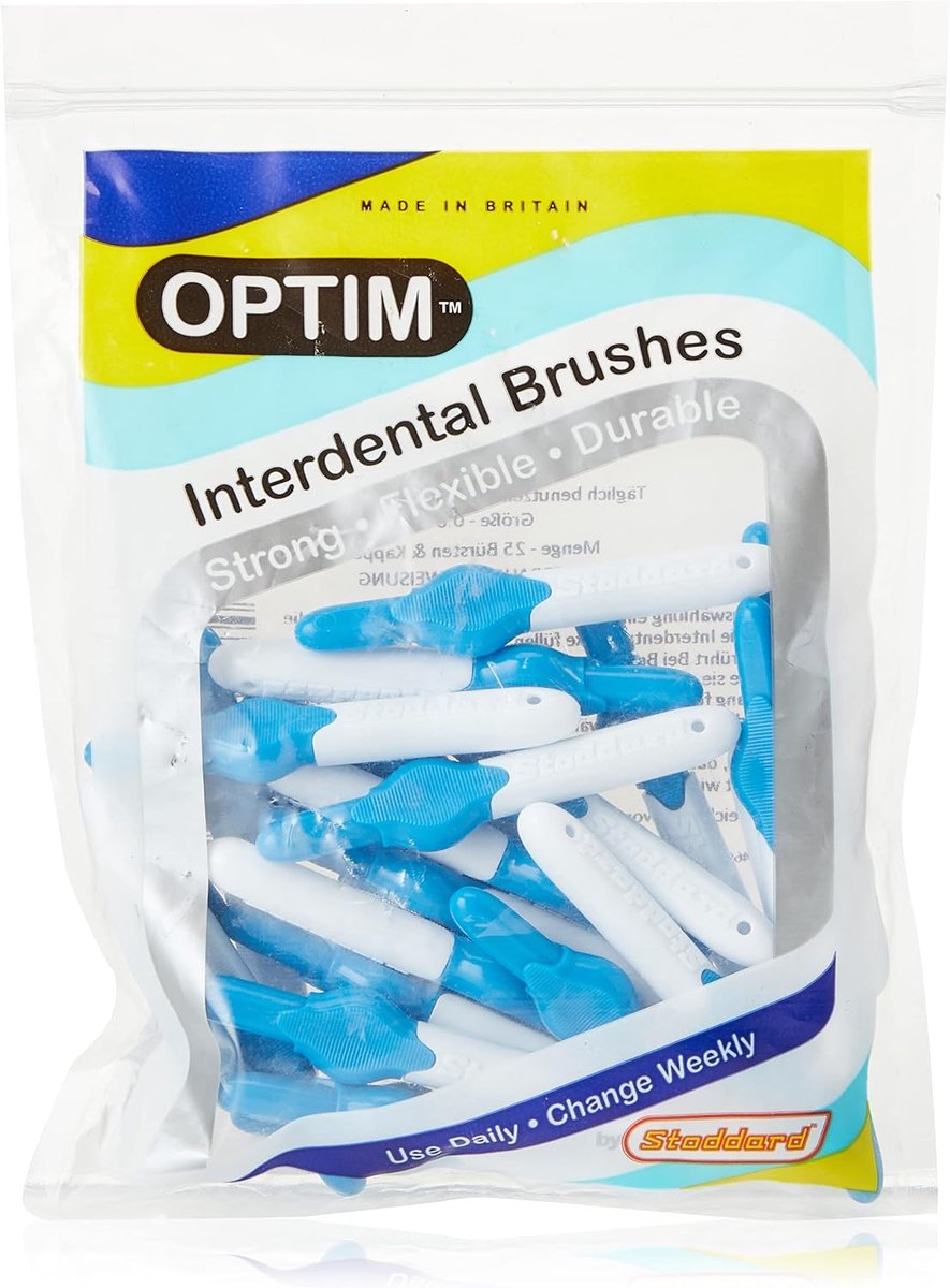 OPTIM interdental brushes 25 pieces, blue 0.6 mm size 3 - ShopVlot