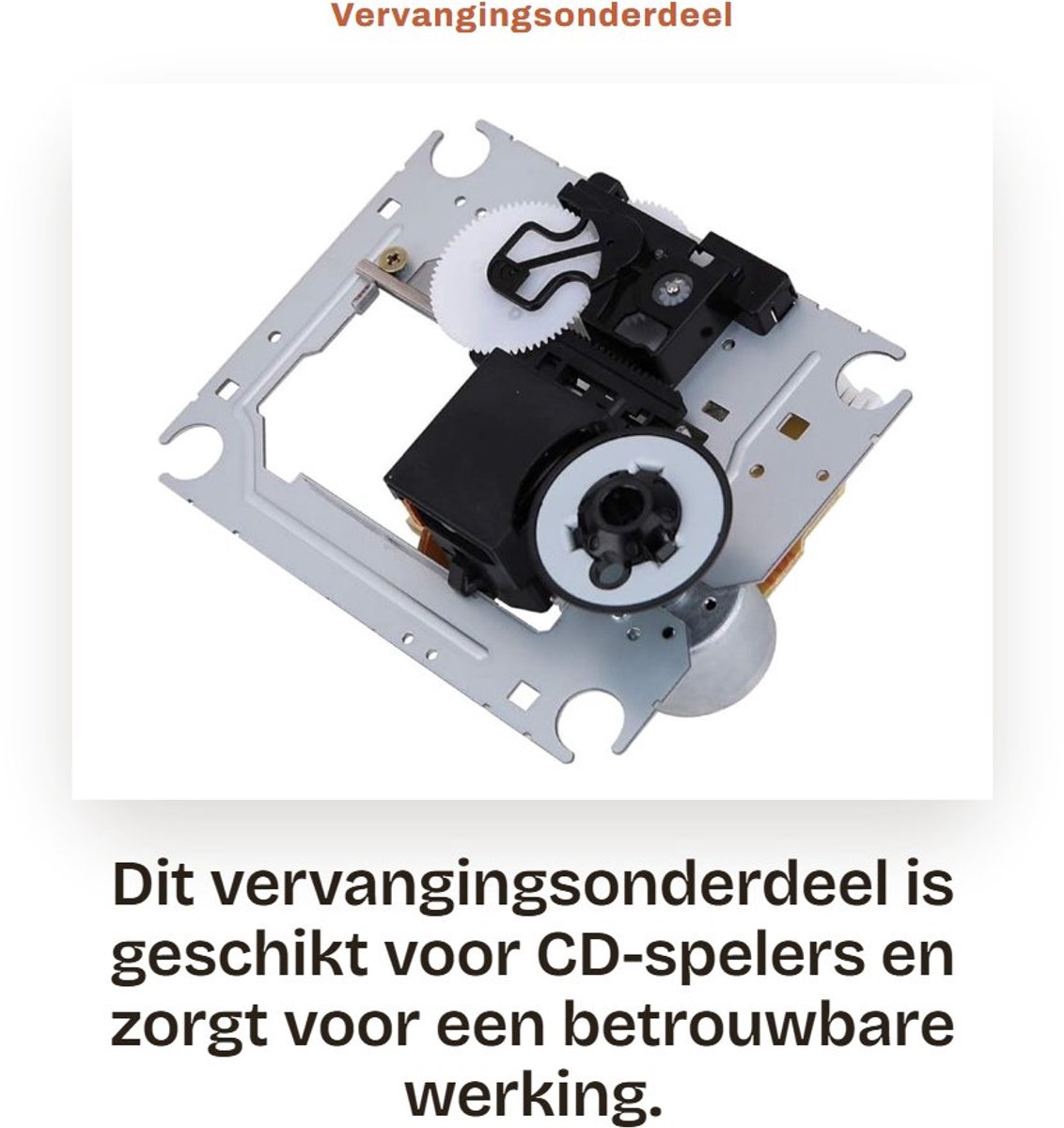 Dailygoods - Vervangingsonderdeel voor CD-speler met Lage Snelheid