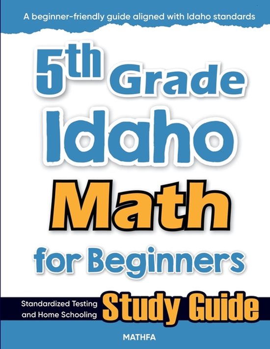 5th Grade Idaho Math for Beginners - cover