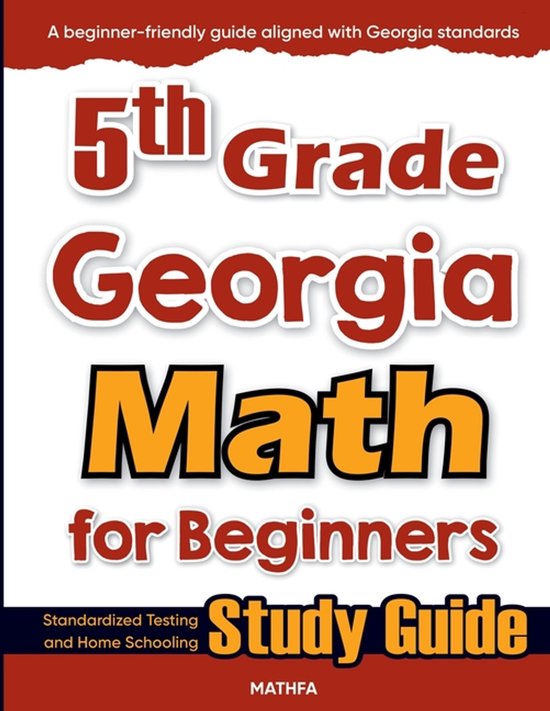 5th Grade Georgia Math for Beginners - cover