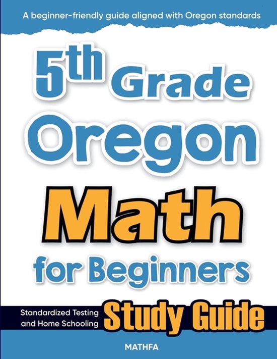 5th Grade Oregon Math for Beginners - cover