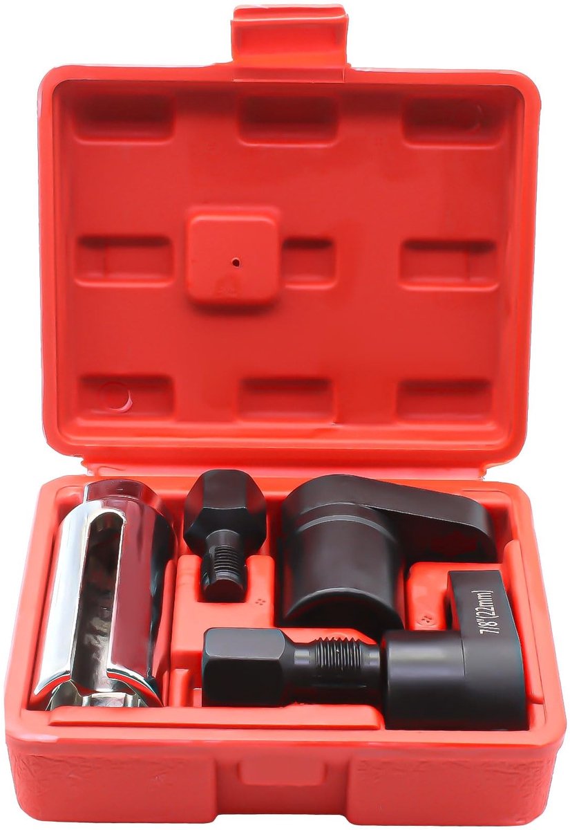 Dailygoods- Lambdasonde Sleutelset - Gereedschapset - Gereedschapset in Koffer - Hoogwaardig Chroom-Molybdeen-Staal - Professioneel Ontwerp - Voor Reparatie en Onderhoud - Gereedschapsset
