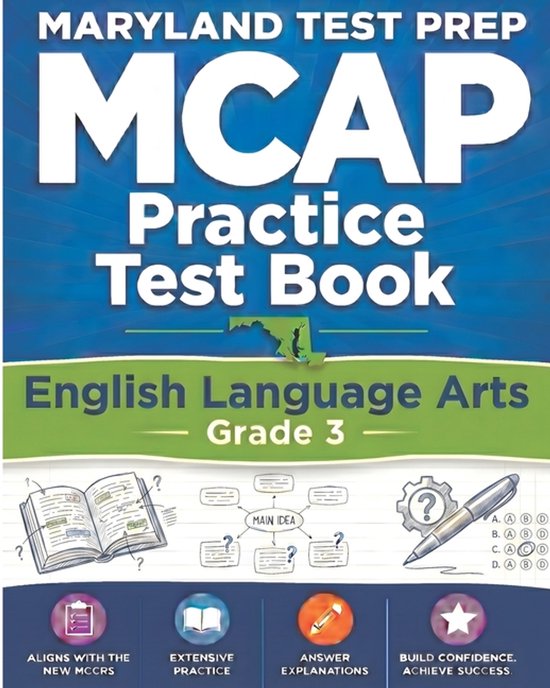 MARYLAND TEST PREP MCAP Practice Test Book English Language  ... - cover