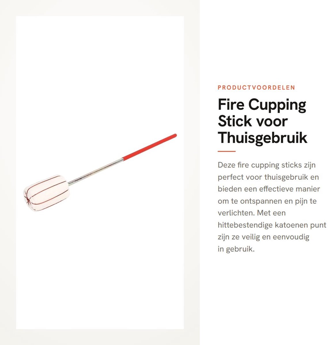 Dailygoods- Cuppingstaaf Herbruikbaar - Cupping Set - Cupping Apparaat - Cupping Gezicht - Cupping Massage - Roestvrij Staal