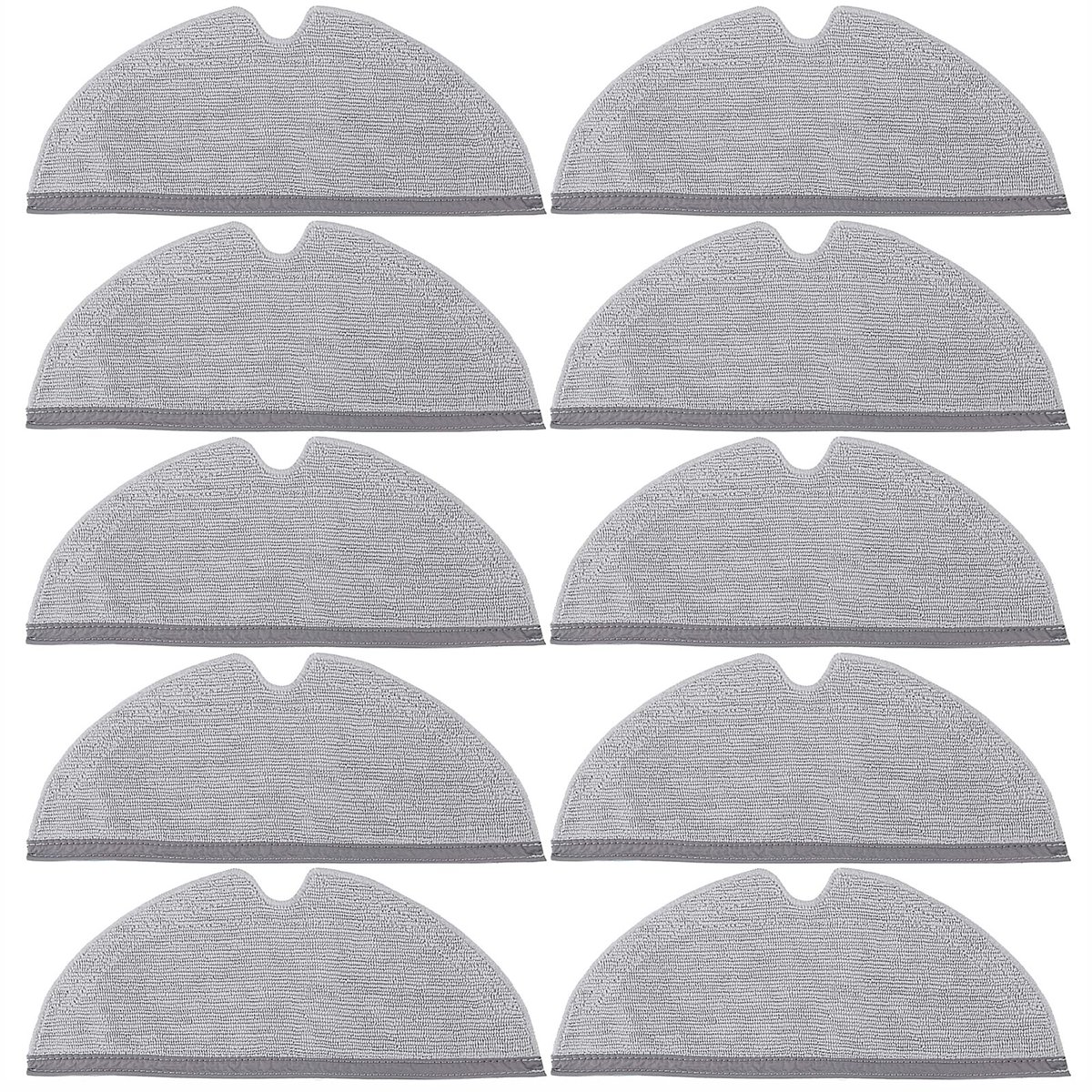 Dailygoods- Dweildoek Volledige Dekking - 10 Stuks - Microvezel - Sterke Wateropname - Herbruikbaar - Geschikt voor Roborock E/S-serie - Dweilpad