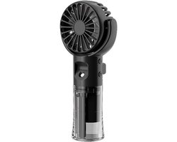 Handventilator - met waternevelspray - Draagbare Fan - Mistventilator - USB oplaadbare - 4…