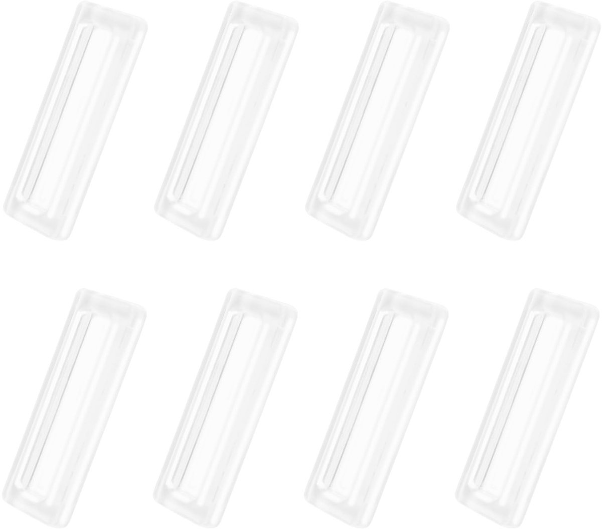 Dailygoods- Trekjes 8 Stuks - Verzonken Vingertrek - Multifunctionele Handgrepen - Keuken/Badkamer - Transparant - Eenvoudige Installatie