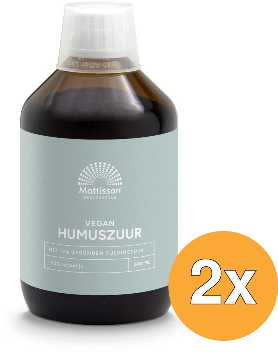 2x Mattisson Humuszuur Vegan (500 ml)