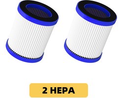 Elekiatech Steelstofzuiger HEPA Filter Accessoires - Set van 2 - alleen geschikt voor Elekiatech modellen XL315, XL316, XL618E-8, H75