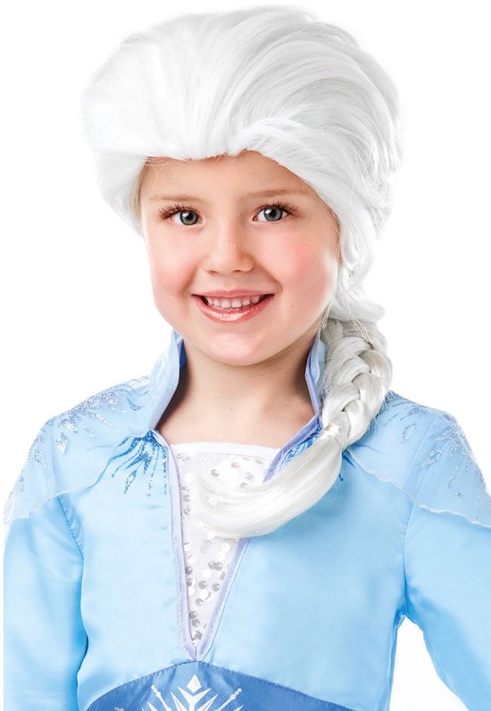 Frozen 2 Elsa pruik voor kinderen - voor carnaval