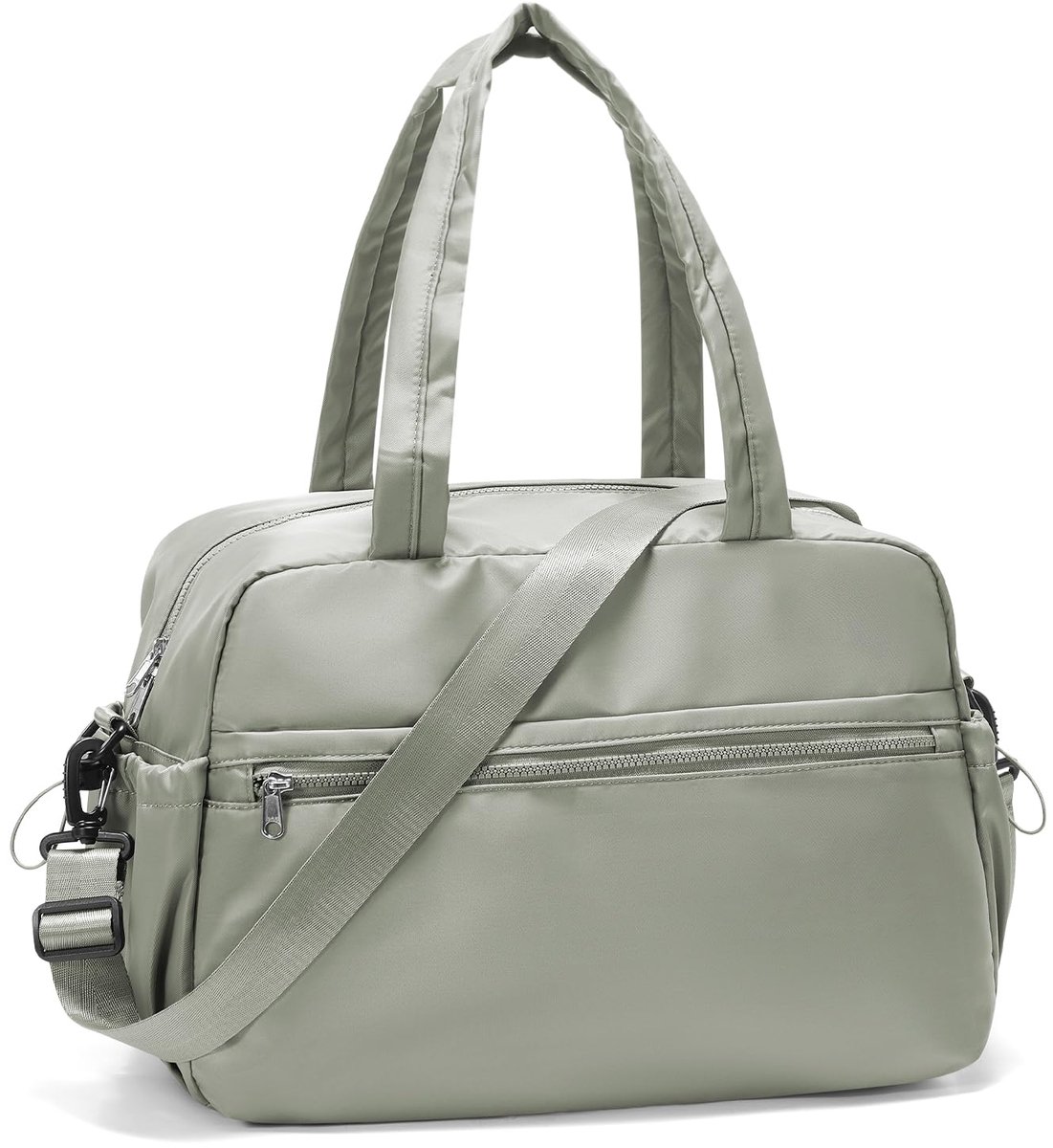 Ryanair Reistas en handbagage, 40 x 20 x 25 cm, uitbreidbare reistas, 40 x 30 x 20 cm, sporttas, gymtas, weekendtas voor dames en heren, L2-groen