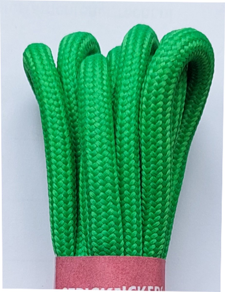 Strickers Veter - Groen - Extra Dik Rond - Lengte 120 cm - Dikte 5 mm - Schoenveter