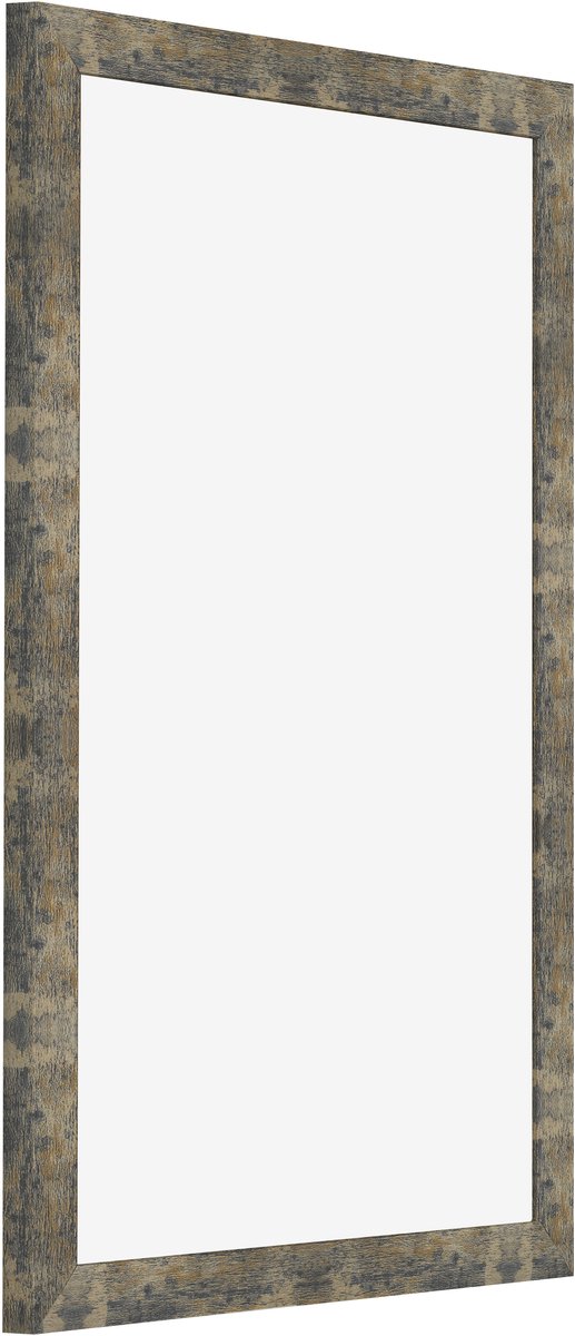 Fotolijst 60x90 cm - MDF - Blauw Goud Gemeleerd - Benno