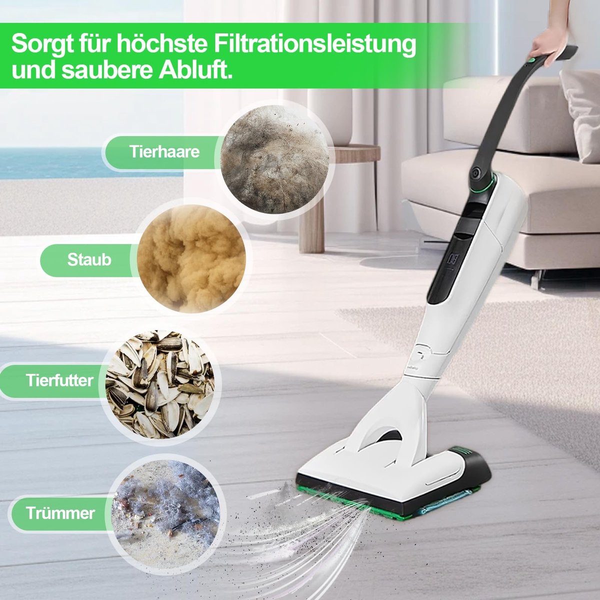 Dailygoods- Stofzuigerzakken 10 Stuks - Vervangende Zak voor Vorwerk Kobold VB100 - Filterzakken - 3-Laags Vezelfilter - Compatibel met Kobold VB100