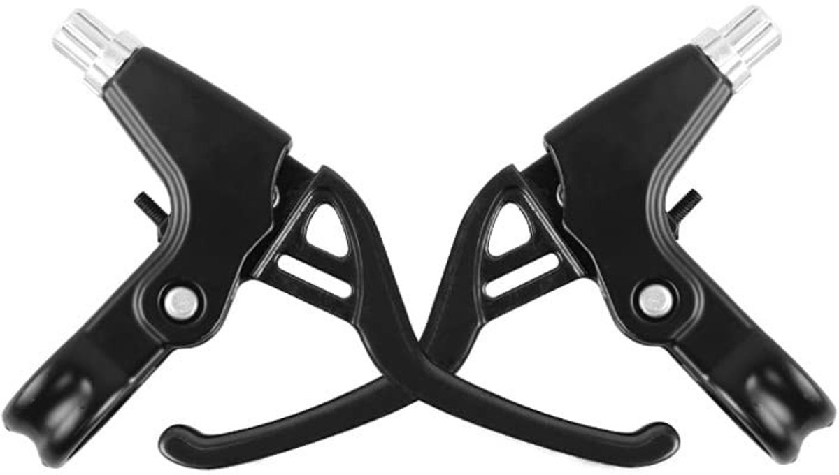 Dailygoods - PIQIUQIU Aluminiumlegering fietsremhendel - MTB Road Bike Grips, 2,2 cm diameter, fietsonderdelen (zwart)
