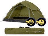 Where Tomorrow - Pop Up tent - 3 personen - 210 x 190 x 110 cm - Groen
