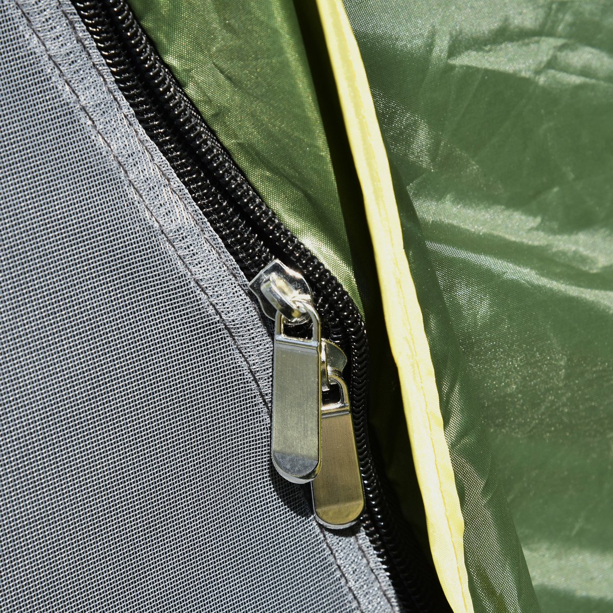 Kampeertent - Pop Up Camping Tent - Kampeertent voor 2 Personen - Met 1 transporttas - Waterdicht en Ventilerend Muggengaas - UV bescherming - Groen – foto 6