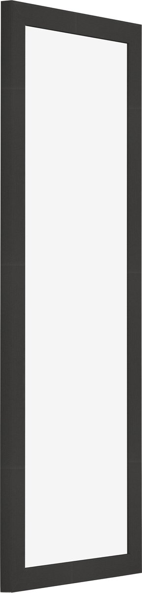 Fotolijst 37,5x98 cm - MDF - Zwart Houtnerf - Benno