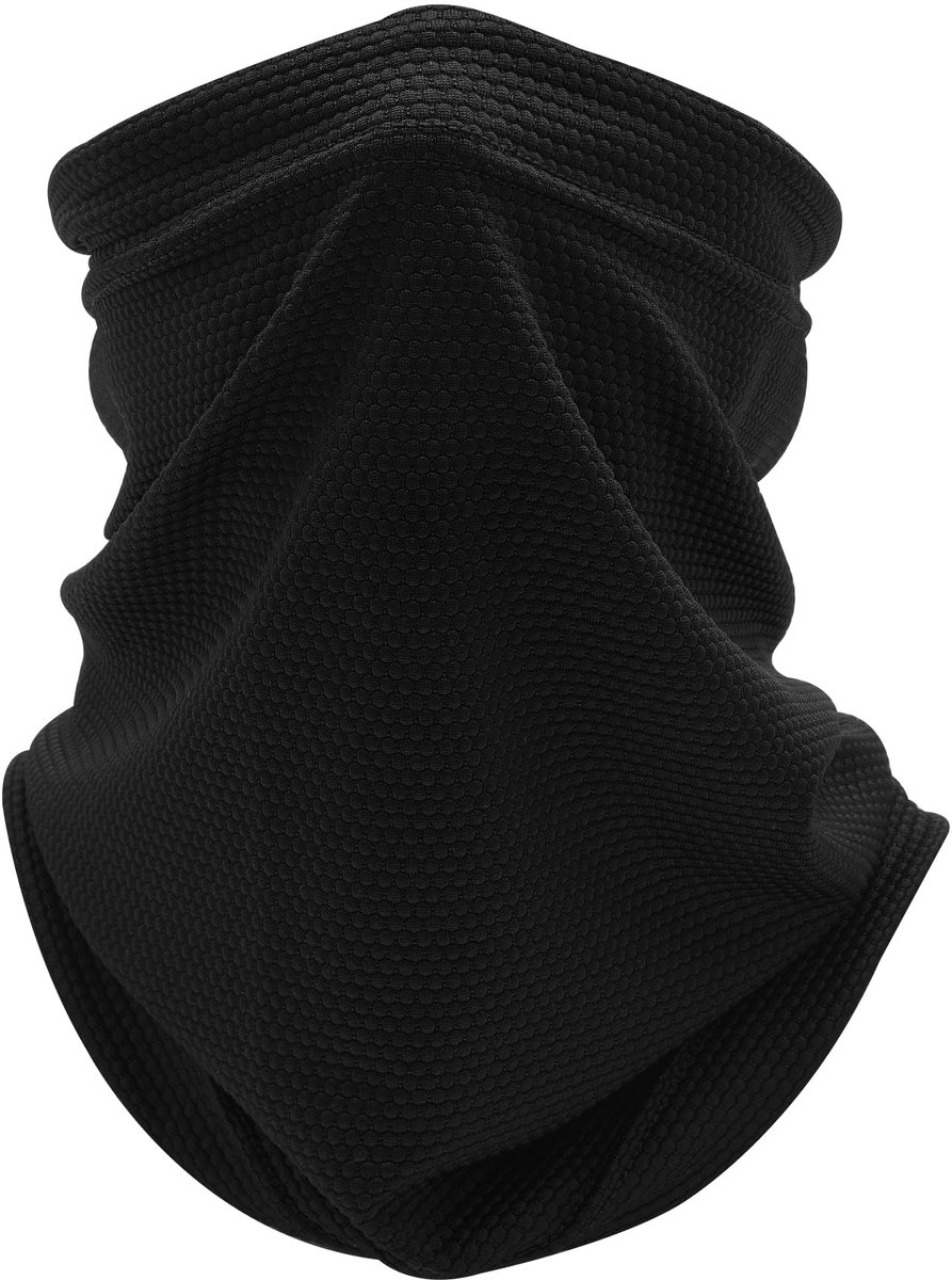 ZLYC Mannen Snood Verstelbare Neck Gaiter Zon Gezicht Cover voor Fietsen Wandelen Running