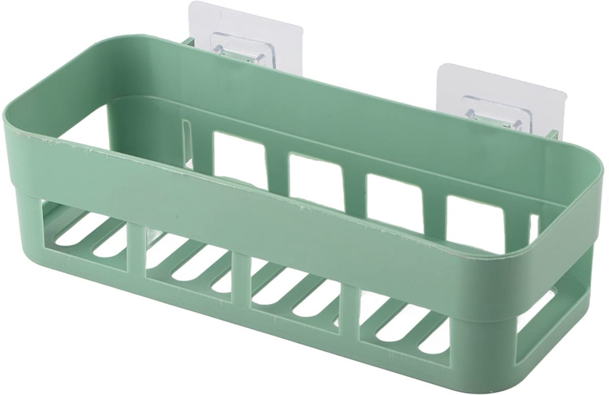 Doucheplank, Doucheplanken, Hoekdouchecaddy, Stoktype Wandopbergrekorganisator, Badkamer Keuken Opbergmand(groente)