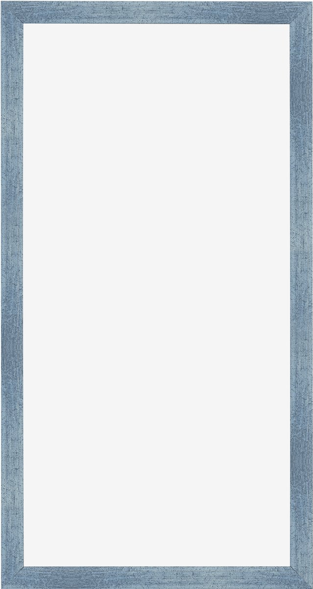 Fotolijst 30x60 cm - MDF - Helder Blauw Geveegd - Benno