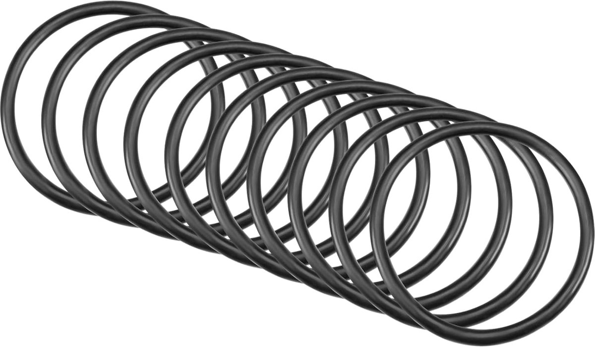 37 mm x 32 mm x 2,5 mm nitril-rubberen afdichtingen x 10 stuks ronde afdichting voor waterkraan loodgieterswerk reparatie afdichting verbinding [zwart]